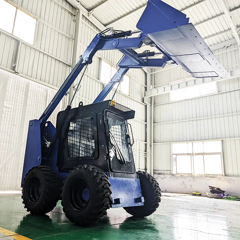 

Customized CE/EPA Approved China Steerskid Loader Sliding Loaders Lawn Mower Agricultural Mini Skid Steer Loader