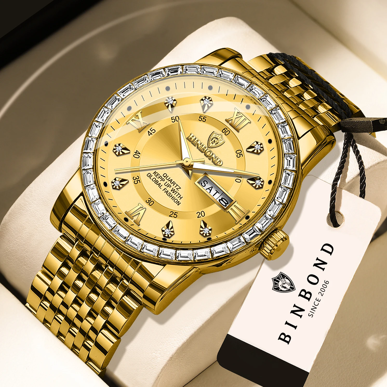 Men's Original Quartz Watch with Luminous Features