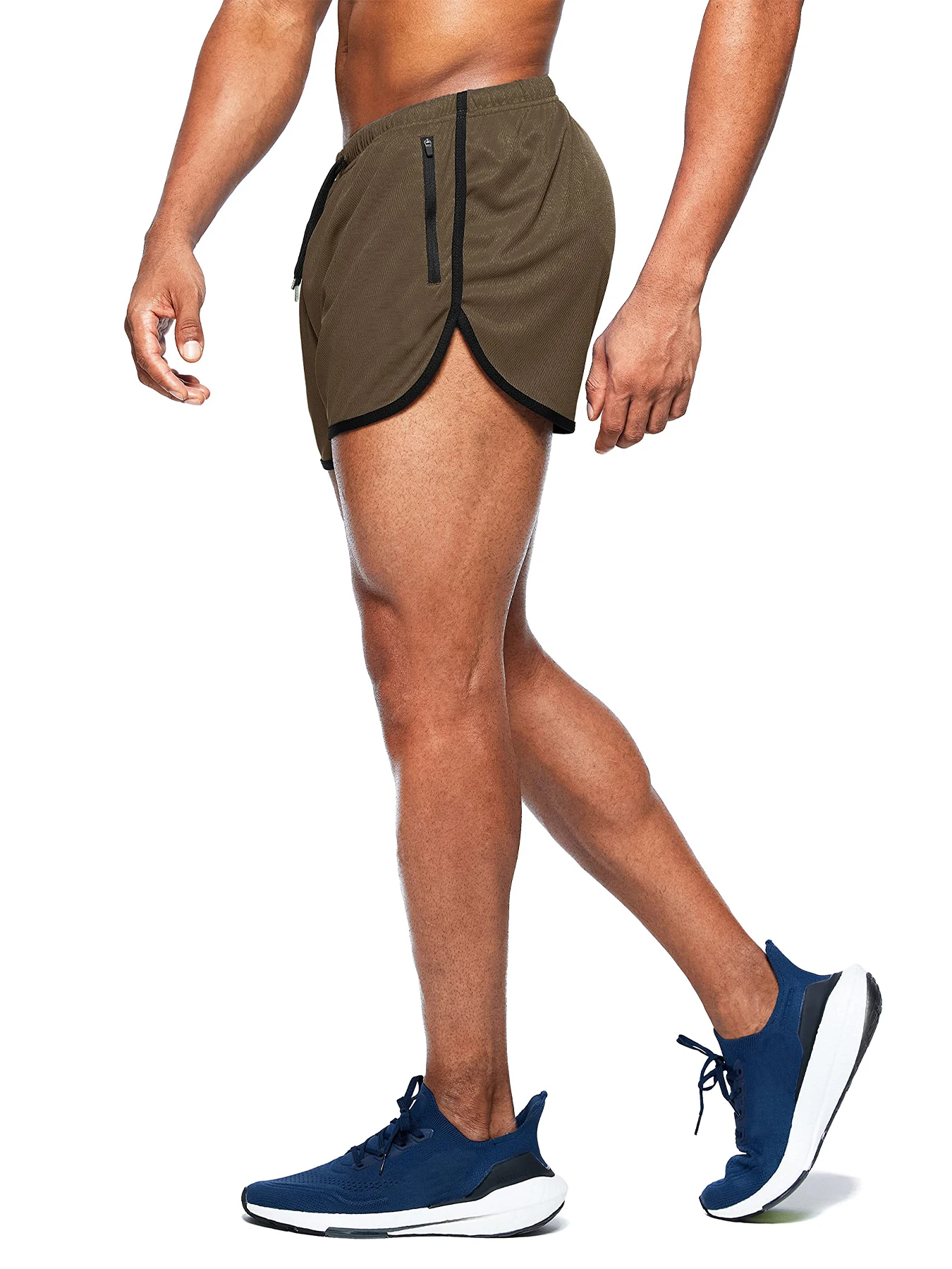 Neue Herren-Strandshorts, Laufshorts, 3-Zoll Schnelltrocknende Fitness-Laufshorts, Modische Fitness-Shorts – Detail 4