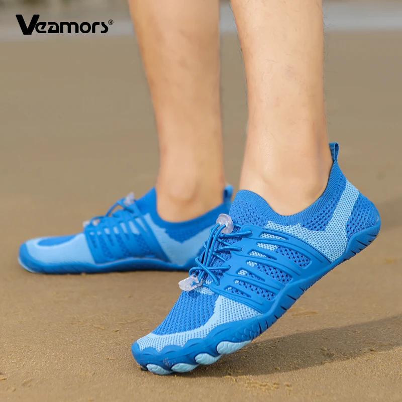 

Women Breathable Mesh Water Shoes Men Quick Drying Beach Aqua Shoes Unisex Outdoor Soft Non-slip Sole Water Sports Shoes Surfing