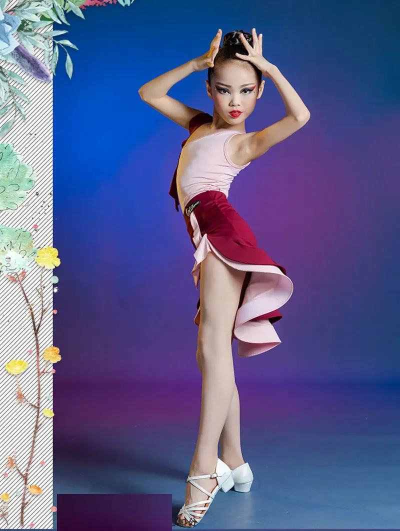 رقص لاتيني من نوع Zomer Meisjes ، ملابس رقص قاعة رقص ، ملابس رقص احترافية ، صلصا رومبا ، قاعة رقص