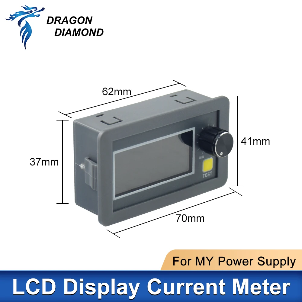 LCD Display Current Meter External Screen Laser Engraver For MYJG HY Series 60W 80W&100W &150W Laser Power Supply