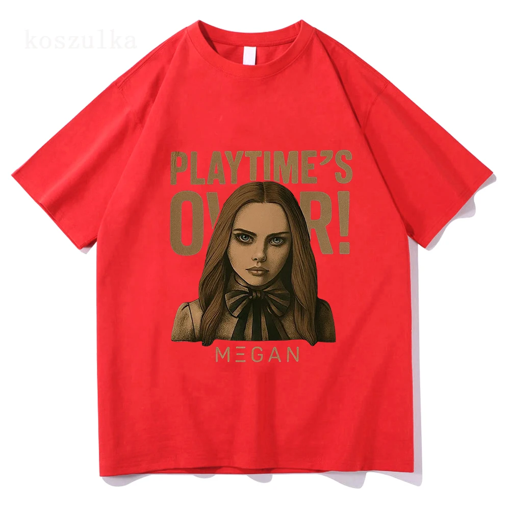 M3GAN 2.0 البوب الفن تي شيرت 2025 فيلم الخيال العلمي الرعب الجرافيك بلايز قصيرة الأكمام القطن الإناث تي شيرت موضة فيلم الطباعة تيز #2