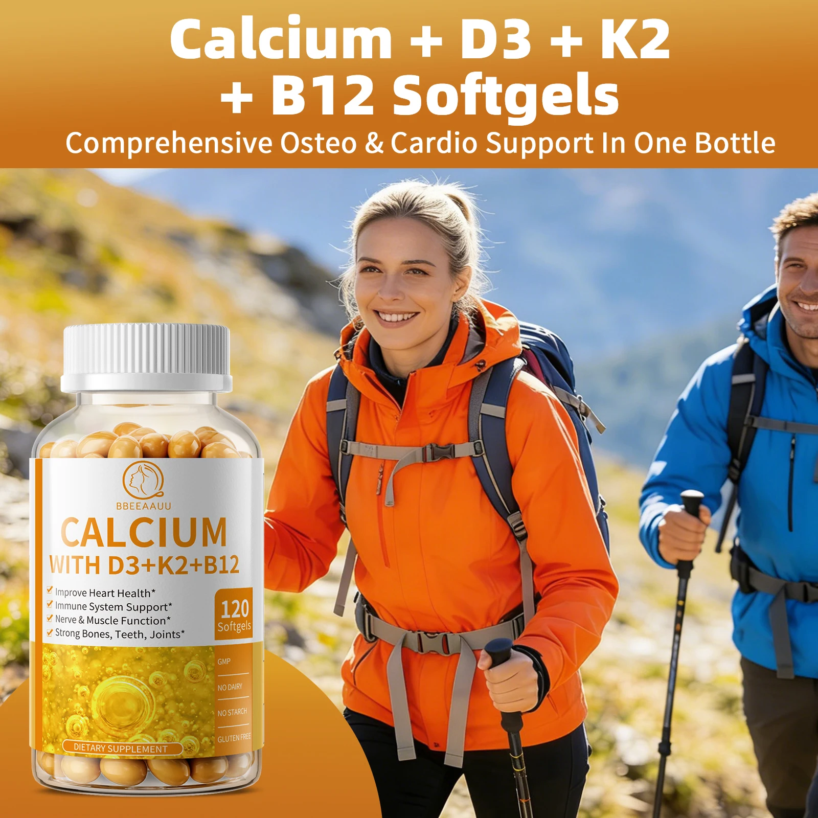 Cápsulas de cálcio de vitamina - Health Wellness Solutions avaliação e preço