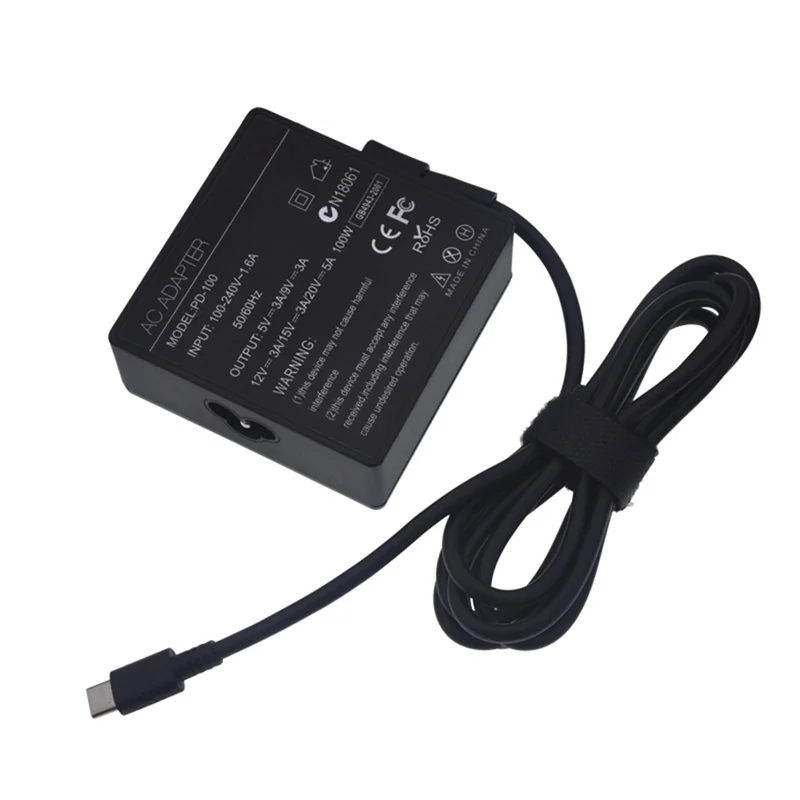 Superior 20V 5A 100W Universal USB Type C Laptop Power Adapter Charger For Laptop Power Supply