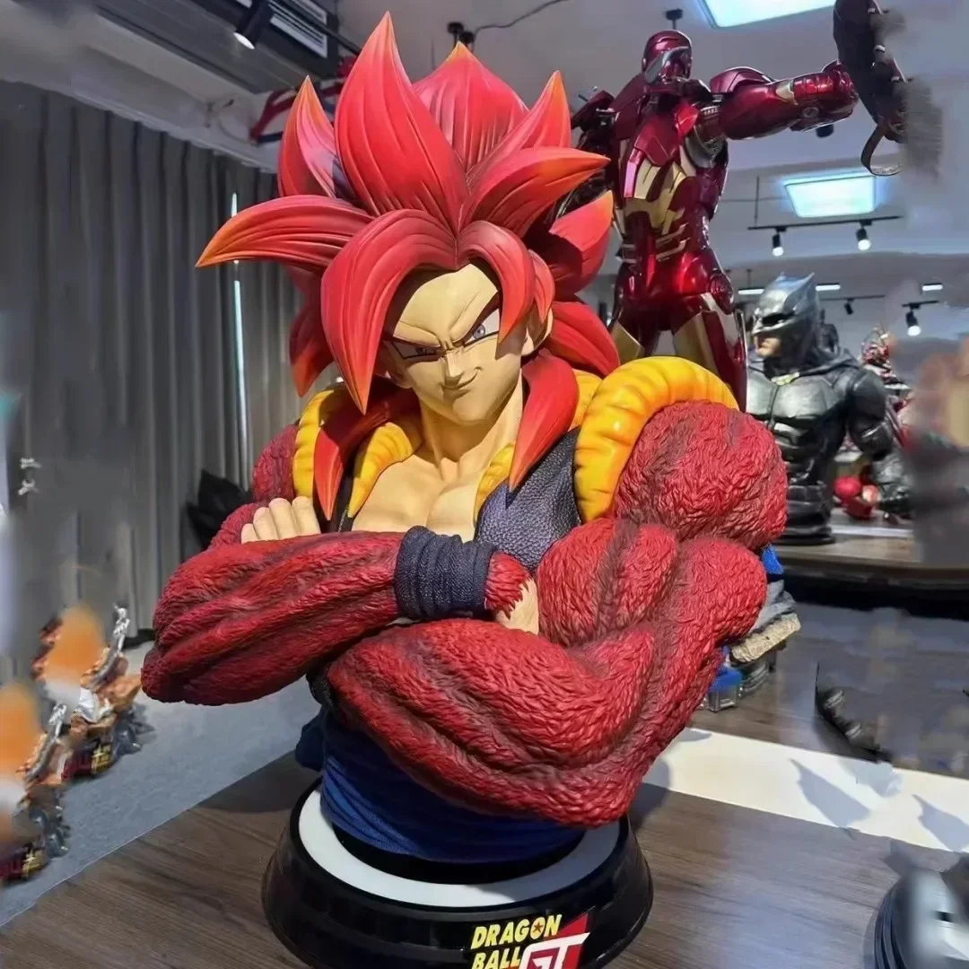 

Dragon Ball 90cm Gogeta Figures Resin Mold Aas Bust 1:1 Huge Dragon Ball S.h Figuarts Bust Statue Cool Decor Ornament Toy Gifts