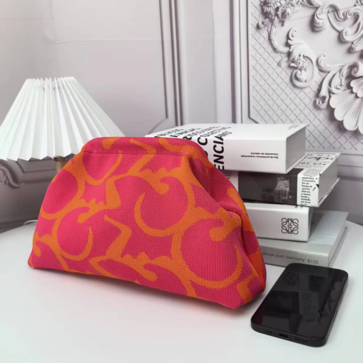 

Новинка 2025 года, вязаная косметичка, уникальный дизайн, женские сумки-тоут, большой вместительный клатч, женские вечерние сумки