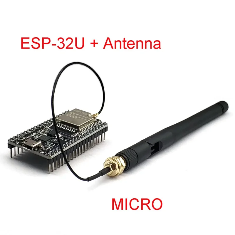 ESP32 DevKitC WIFI + Bluetooth Development Board WIFI Module مع لوحة اختياري لهوائي 2.4G #6