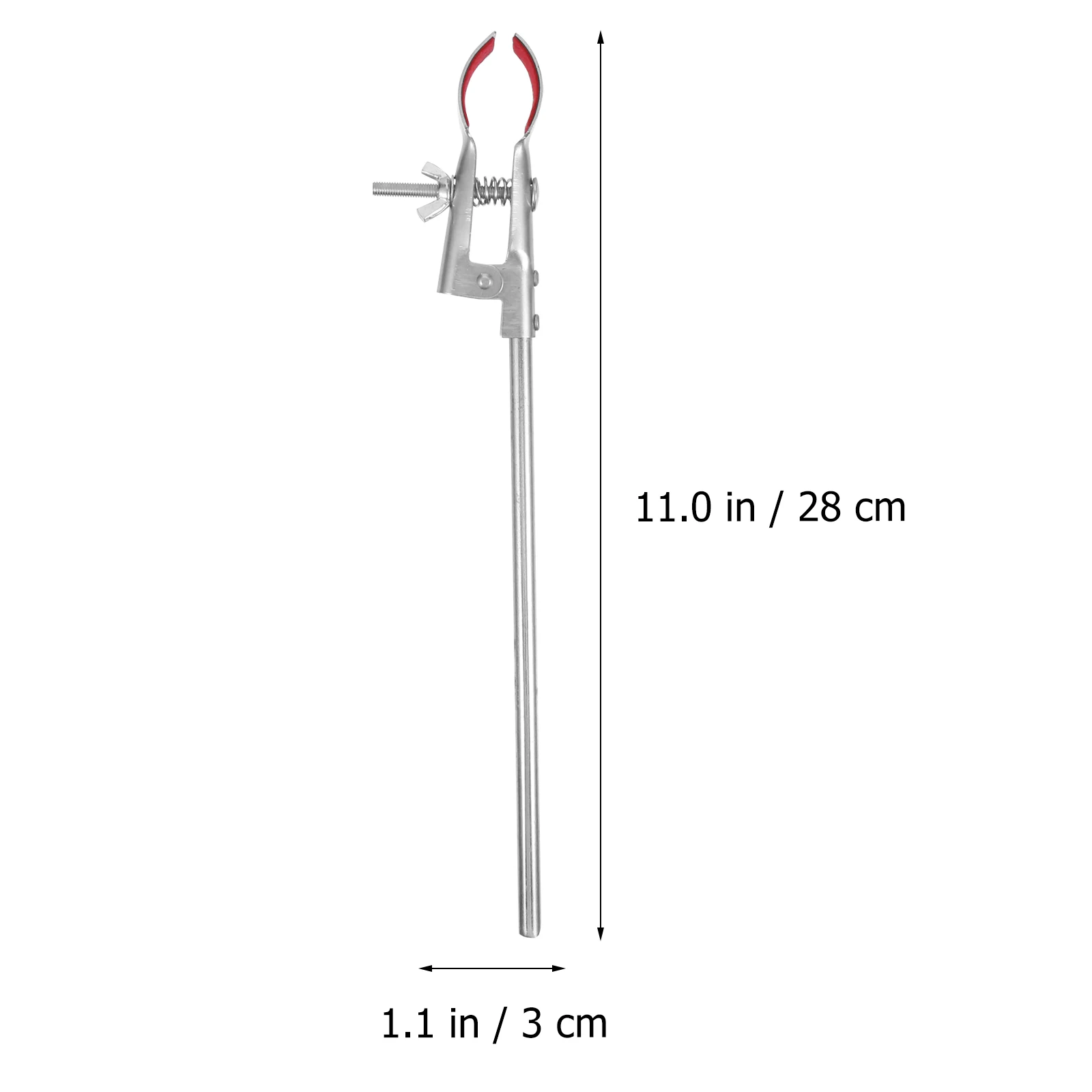 

1pc Extended Length Beaker Clamp Flask Clip For Laboratory Chemical Experiment Lightweight Science Teaching Supplies
