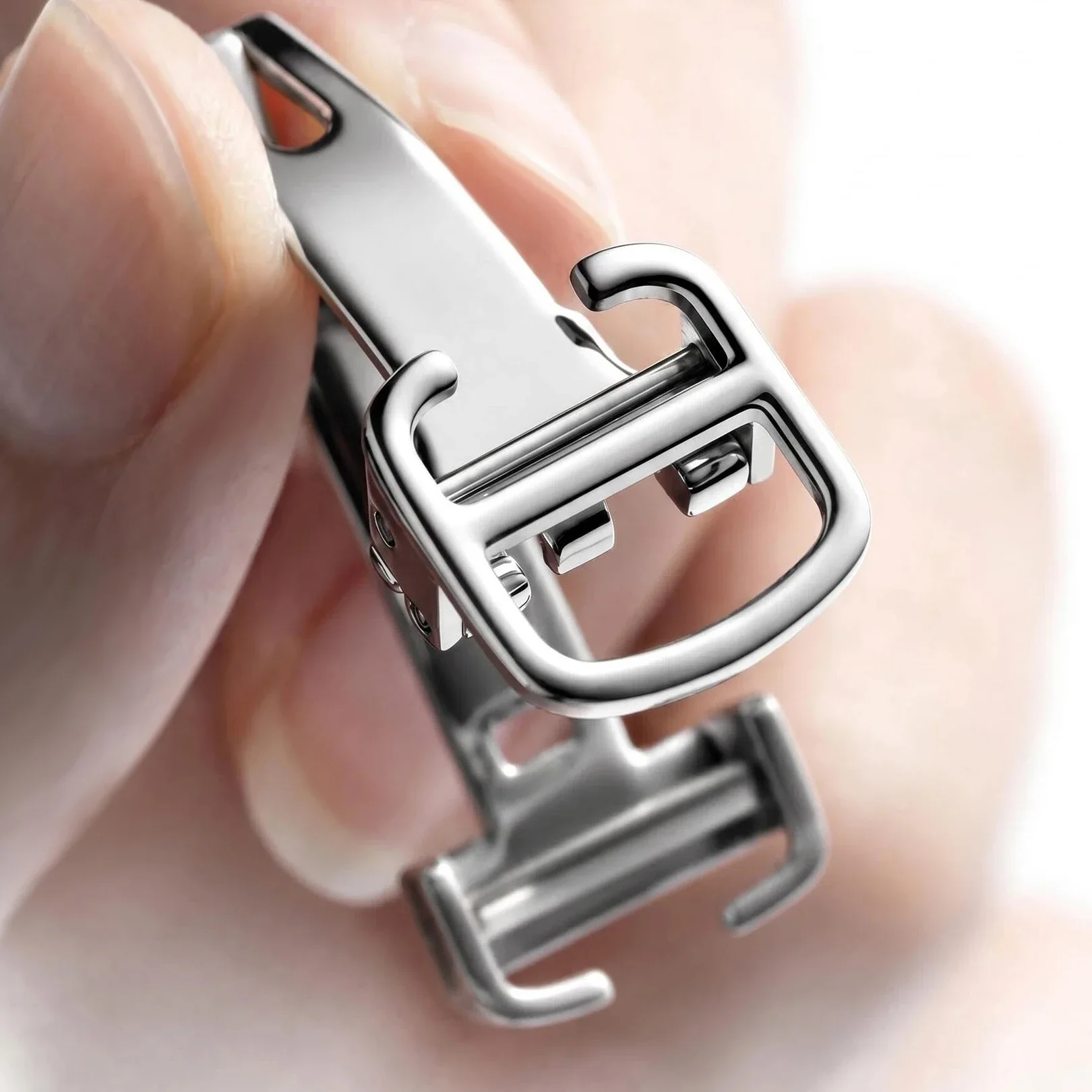 Stainless Steel Clasp for 12/14/16/18mm Cartier Blue Balloon Watch Buckle Folding Butterfly Button for Leather Strap Accessories