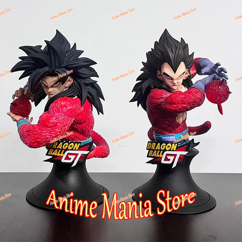 

24cm Dragon Ball SSGSS Goku anime figure Vegeta Bust Statue GK Figure Anime Collectible Desktop Ornament Model Toys Gift