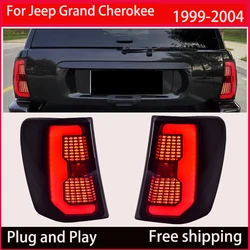 LED Taillights Assembly for Jeep Grand Cherokee 1999-2004 modified Running light Turn signal Reverse light Car Accessories