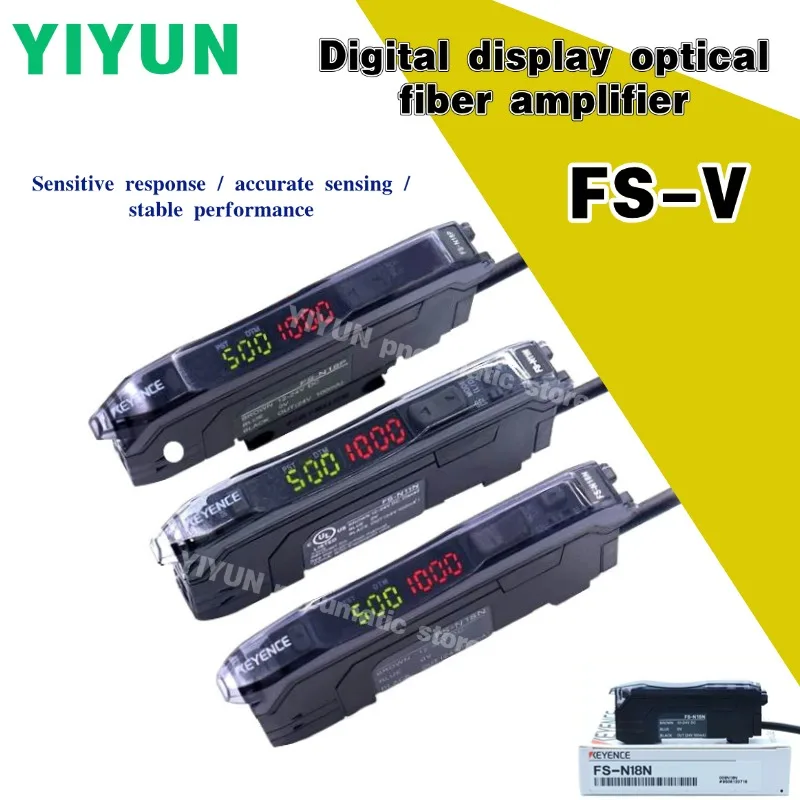 

KEYENCE Кабель оптоволоконного усилителя с цифровым дисплеем Датчик NPN FS-V11, V11P, V21, V21R, V31, V31P, N11N, N11P, N18N, N18P M3, M4, M6 FS-V