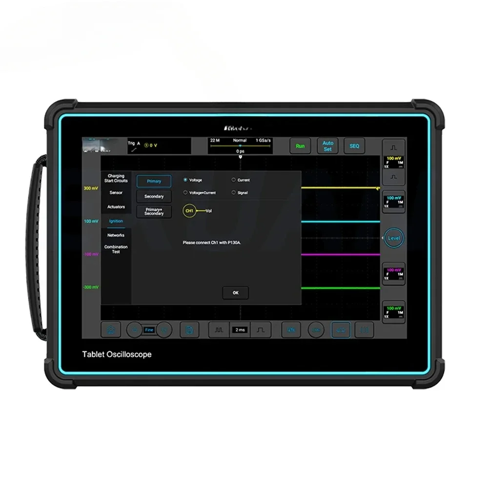 

Bestseller Micsig ATO2002 Oscilloscope Automotive Diagnostic Oscilloscope USB Decoded 200MHz Bandwidth Handheld Full Touch Tabl