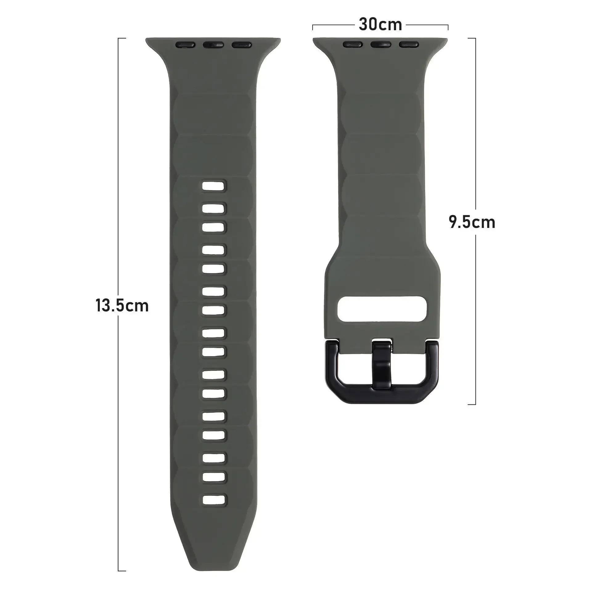 Soft Silicone Strap for Apple Watch Band 49mm 45mm 41mm 46mm 42mm Watchband iWatch Series Ultra 3 11 10 9 8 7 6 5 4 SE 44mm 40mm