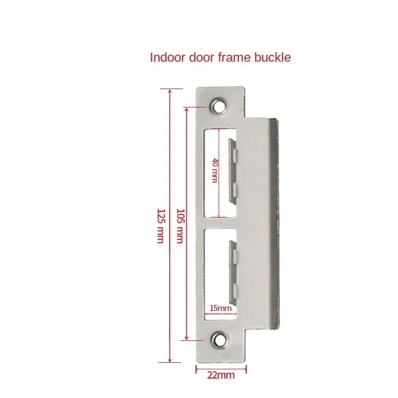 Metal Stainless Steel Electronic Lock Body 5050 Mortise For Tuya Face Recognition Fingerprint Smart Door Lock