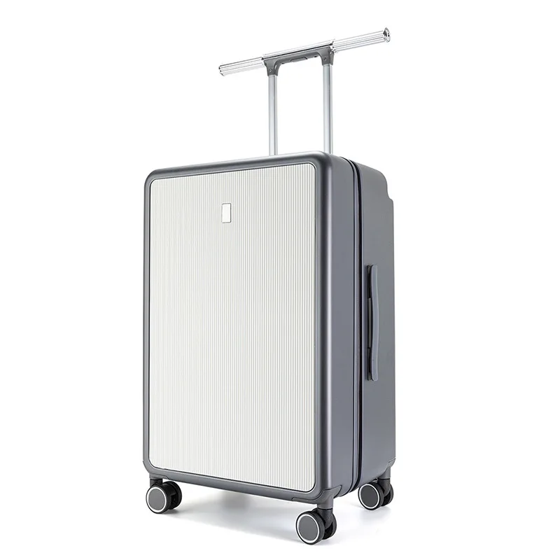 

Compact 24-inch travel suitcase with wide telescopic handle, explosion-proof zipper, thickened silent wheels, durable and sturdy