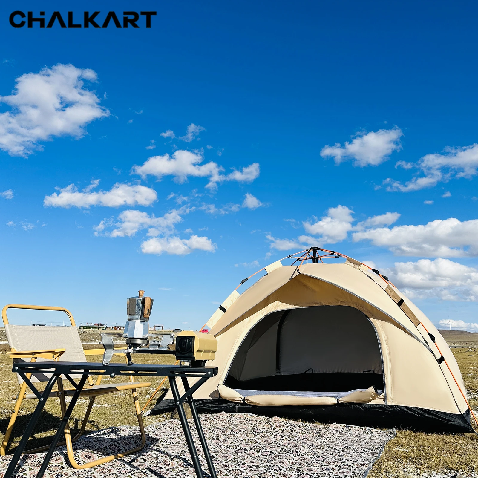 

Instant Setup Pop Up 4 Person Tent - Waterproof UV Blocking Shelter for Beach Fishing Camping Family Tents Outdoor Camping Tent