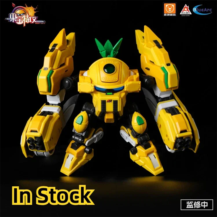 In Stock Yili Chuangwan Fruity Robot FR01 Pineapple Chopping Mecha Action Assembly Model Hand Figure Toy Robot Birthday Gift