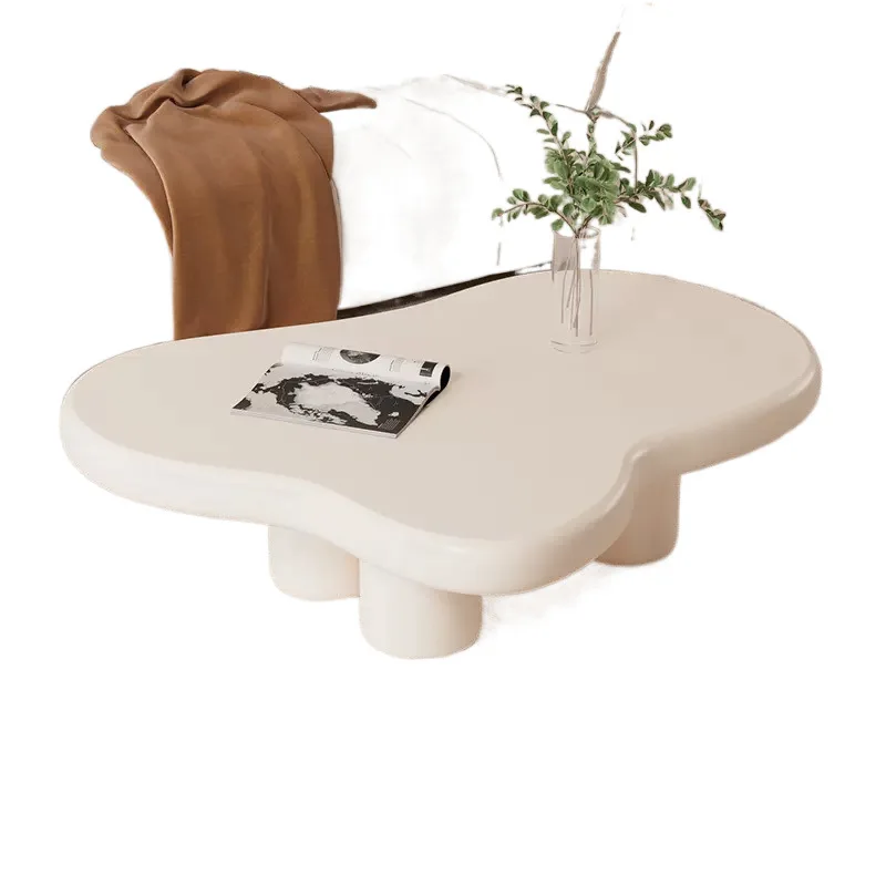 

Internet celebrity simple Nordic cloud coffee table creative art living room bedroom light luxury special-shaped modern table