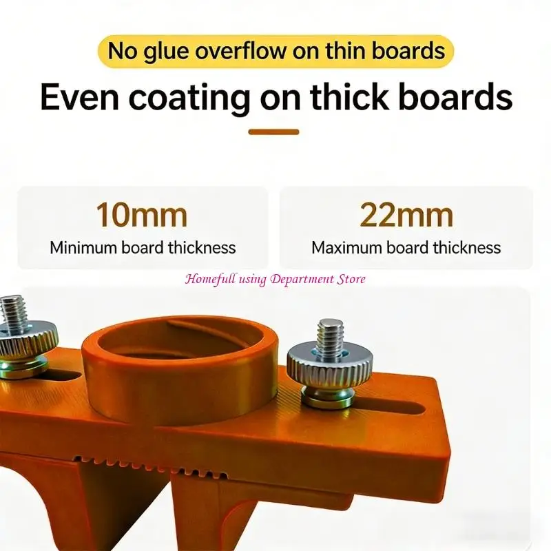  2Pieces/set Ergonomic Handle Glued Spreader Applicator for Smooth Control and Reduced Fatigue in Woodworking DIY Projects