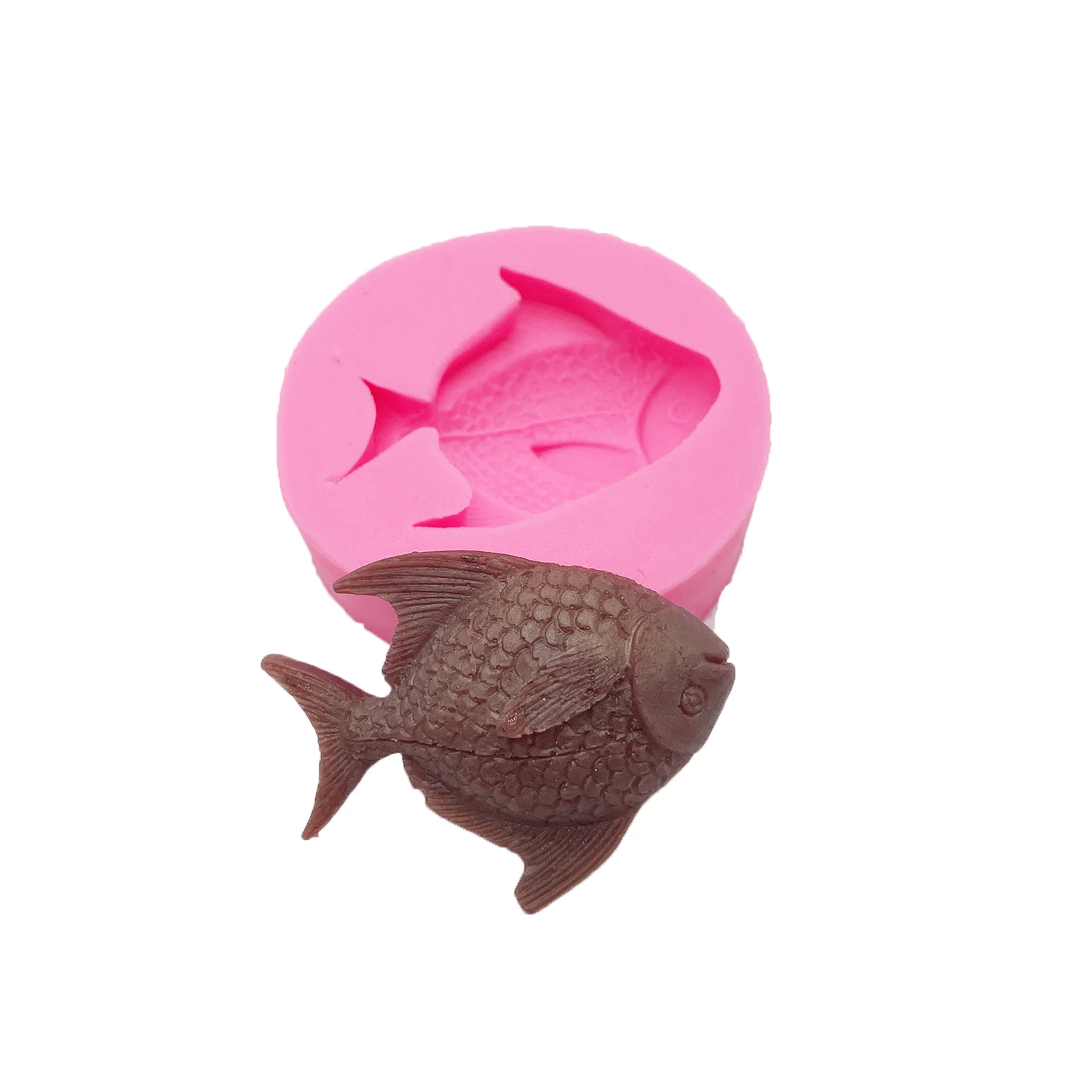 Fish Silicone Mold for Chocolate Cake Candle Soap Plaster Ice DIY Supplies
