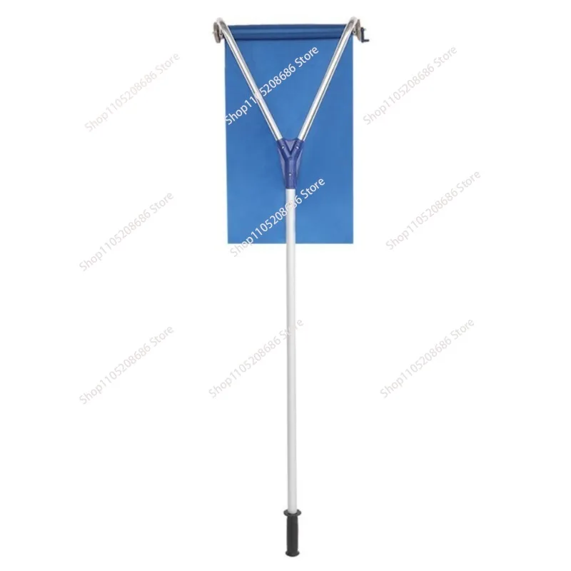 Roof snow shovel, Oxford cloth snow rake, retractable long handle snow rake