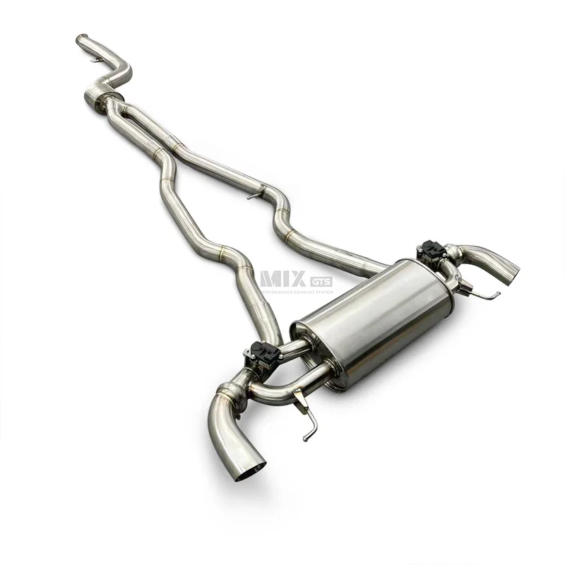 High Flow racing car muffler exhaust for BMW M340i/M340 G20 3.0T 2019-2022  stainless steel Exhaust Modification Accessories