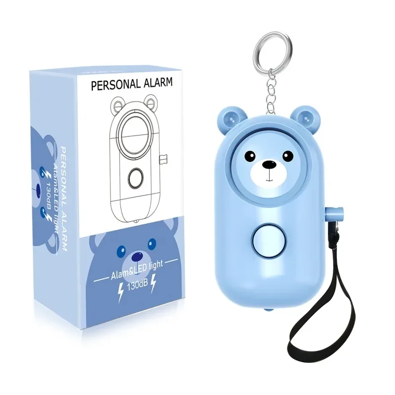 Self Defense Alarm 130dB Anti-wolf Girl Child Women Security Protect Alert Personal Safety Scream Loud Emergency Alarm Keychain