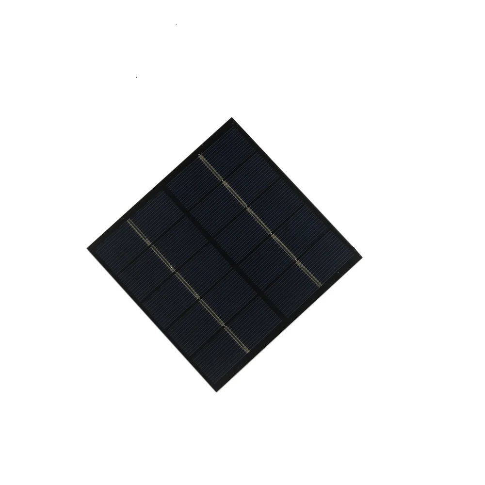 10 قطعة 1.2 واط الألواح الشمسية الصغيرة 5 فولت الخلايا الشمسية الصغيرة ل 3.7 فولت Led أضواء المنزل النظام الشمسي الصغير 100*100*3 مللي متر