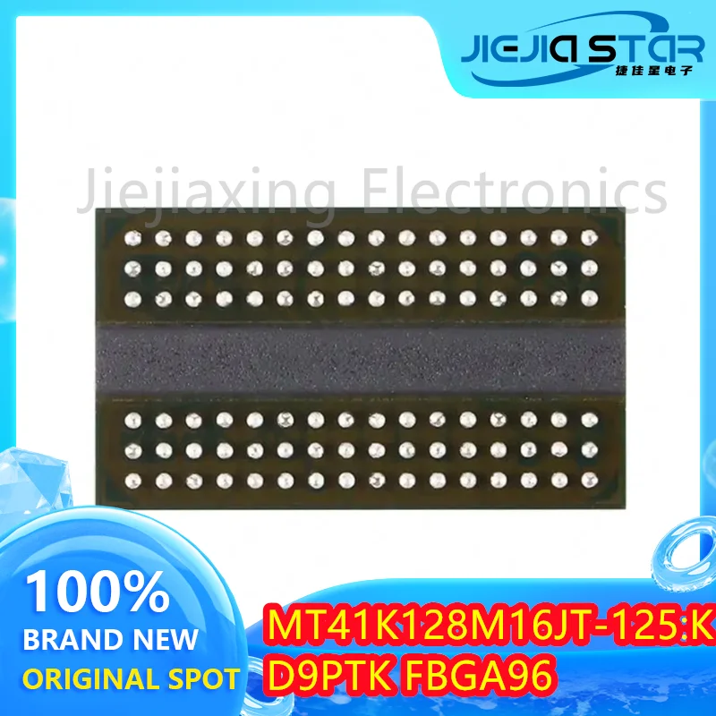 Memory Chip, MT41K128M16JT-125:K, D9PTK, 100% Brand New, Original, FBGA-96, 2GB, DDR3L, SDRAMN, 3Pcs, Free Shipping