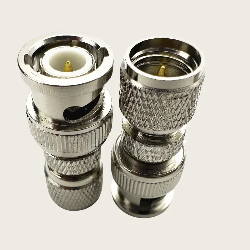 1pcs/LOT Adapter Mini UHF to Q9 BNC Male plug & Female Jack RF Coaxial Converter 50ohm Straight Connector