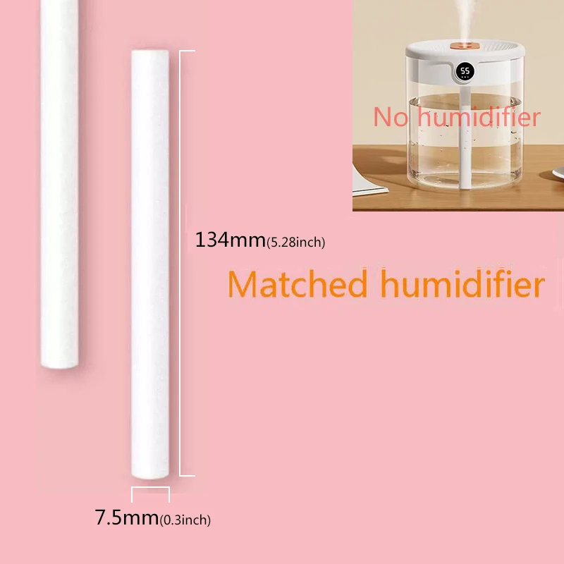 7.5*134mm Long-Lasting Air Humidifier Filter Replacement Sponge for Home and Office Aroma Diffusers - Refreshing and Moisturizi