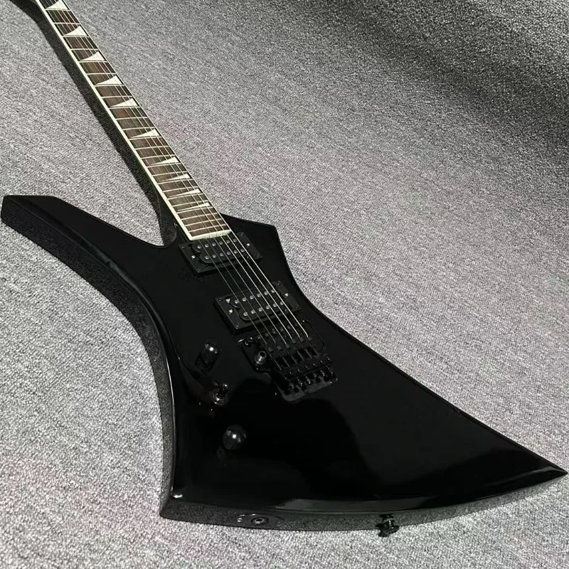 

Бесплатная доставка электрогитара черный палисандр гриф корпус из красного дерева Jackson KellyGood Feel