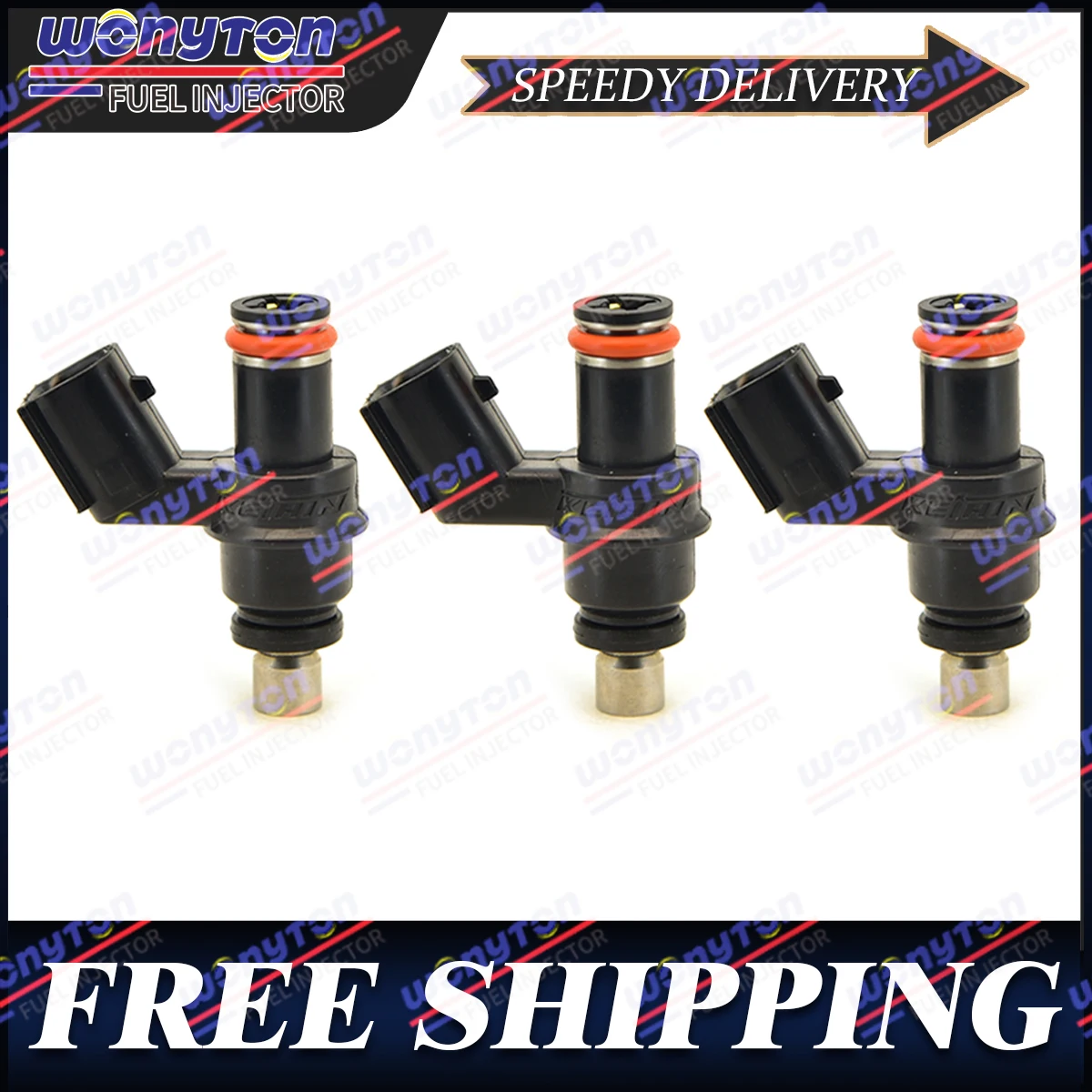 

3Pcs Fuel Injectors 16450-ZZ5-003 For Honda BF50D BF40D 50HP 40HP Outboard