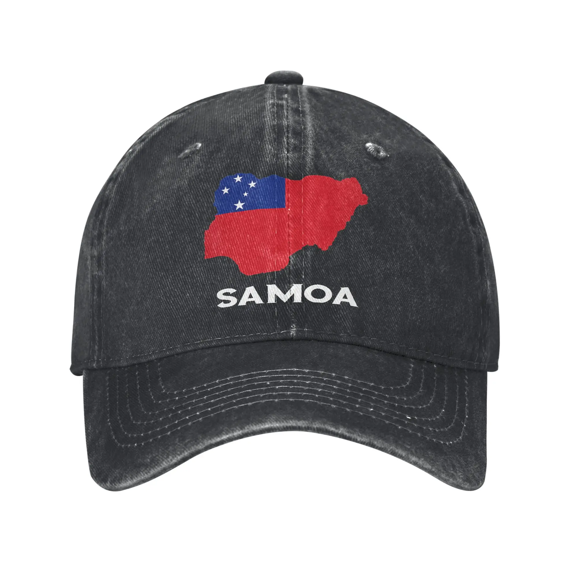 Baseball Cap Samoa Map Samoan Pride Samoan Flag Spring Trucker Hat  Men Adult Design Outdoor Sport Sun-Proof Snapback Cap