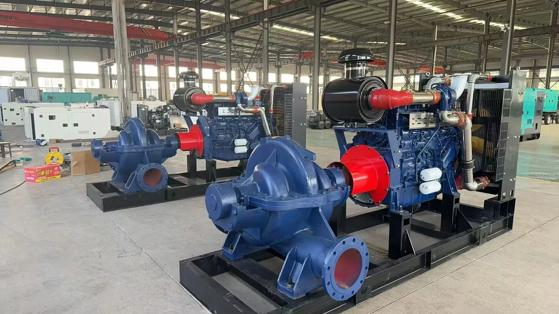 MS Wholesale High Quality Horizontal 4 Inch diesel Engine Driven Split Casing Double Suction Water Pump Manufacturer