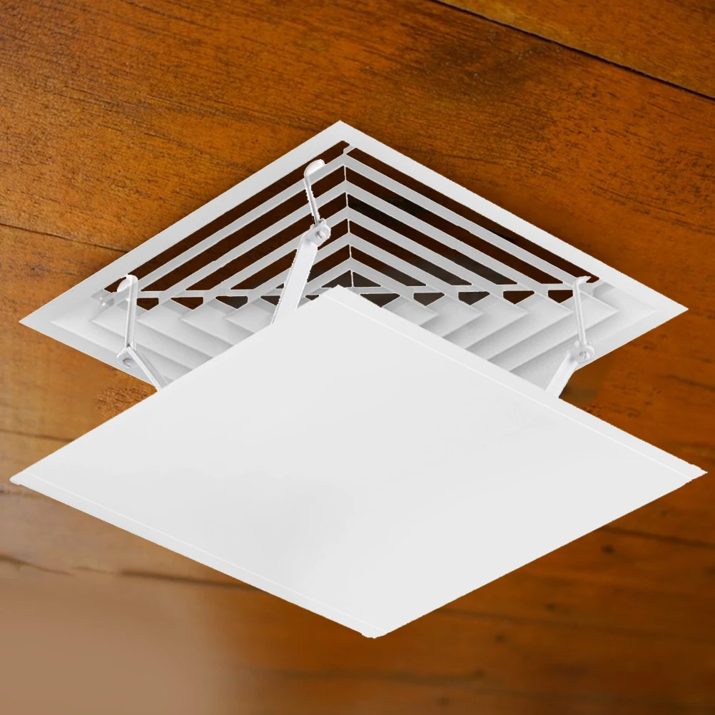 

2pcs Air Conditioner Windshield Square Deflector Ceiling Central Air Conditioning Vent Central Deflector Hardware Accessories