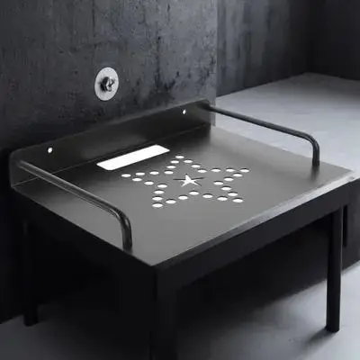 ชั้นวางโปรเจคเตอร์ติดผนัง ชั้นวางเราเตอร์โลหะ ชั้นวางลอยสำหรับโปรเจคเตอร์ติดผนัง ช่องจัดเก็บสายเคเบิล ช่องเก็บเราเตอร์