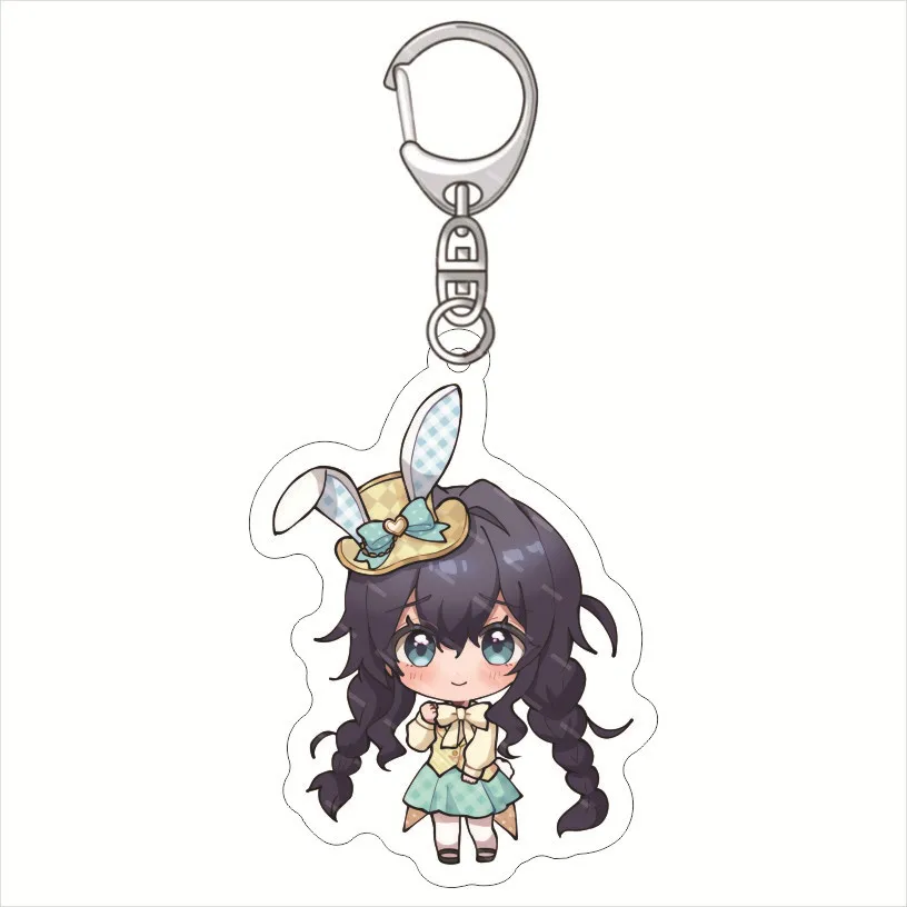 Anime The 100 Girlfriends Who REALLY Love You Acrylic Keychain Figure Accessories keyring Decor Gifts