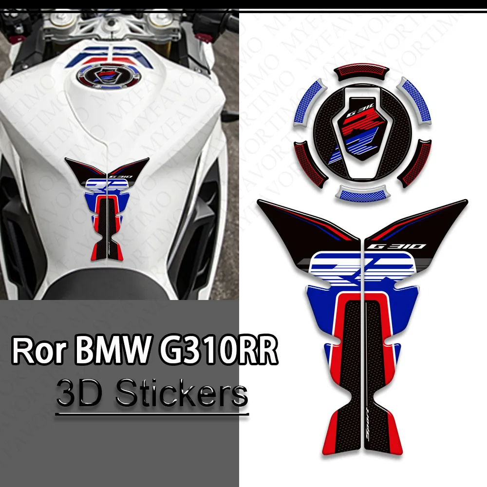 

2023 2024 2025 For BMW G310RR G 310 RR G310 Motorcycle Tank Pad Side Grips Gas Fuel Oil Kit Knee Protector Resin Stickers Decals