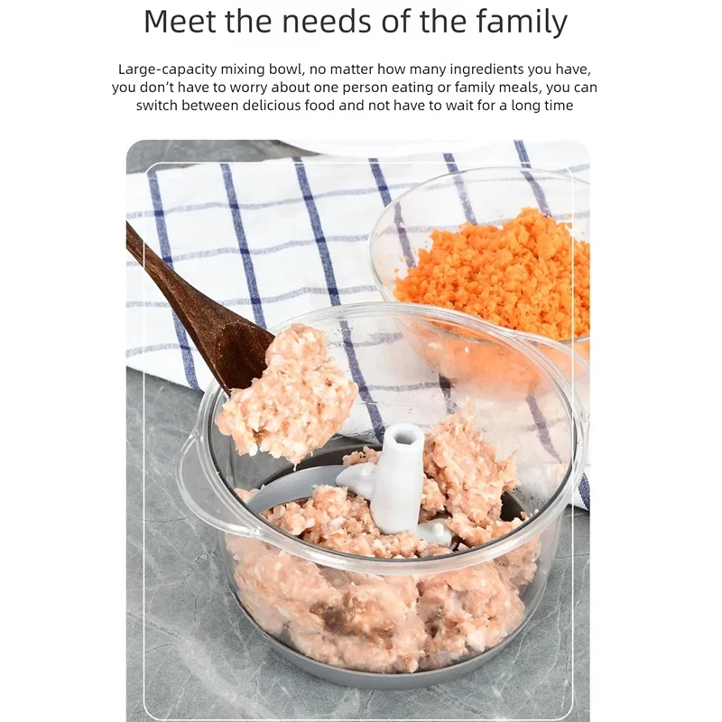 Manual Vegetable Mincers Press Type Household Garlic Meat Cutter Grinders Whisk Stirre Kitchen Food Chopper Mini Food Processor
