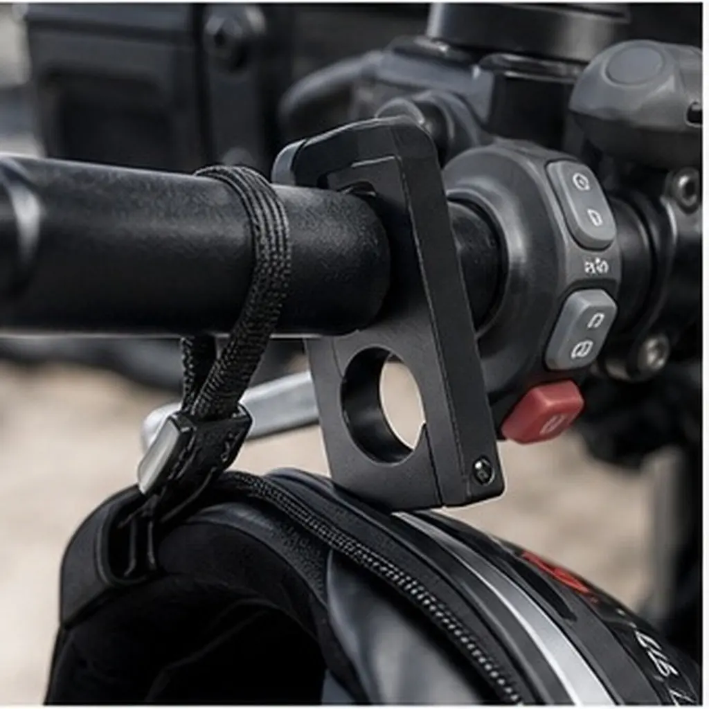 Motorcycle Hook Aluminum Alloy Handlebar Hanger for 22Mm Bars Multi Purpose Bag Scooter Moped Electric Bike