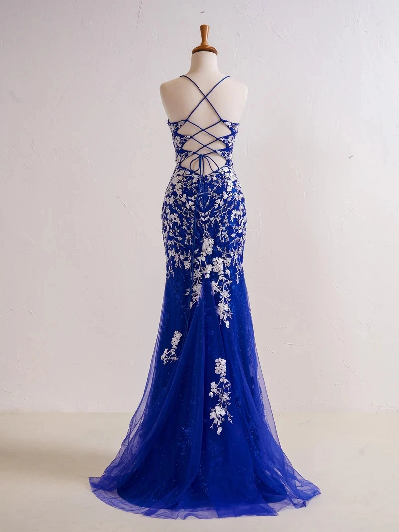 

Charming Lace Prom Dresses 2024 Engagement Dubai Arabic Long Sleeves Mermaid Evening Foraml Party Gowns robes de soirée