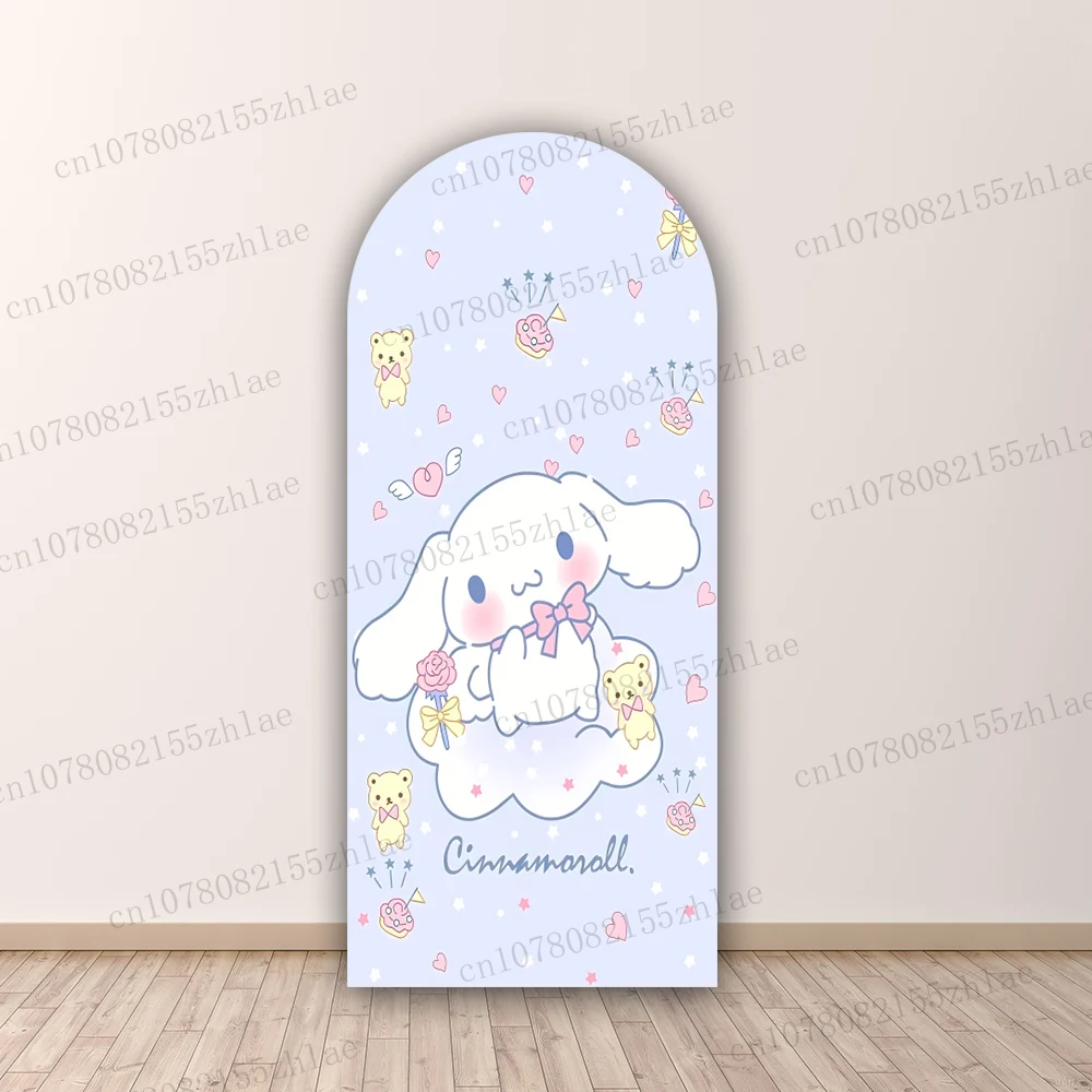 Hello Kitty Cinnamoroll Birthday Party Photo Backdrop Baby Shower Banner Arch Photo Background