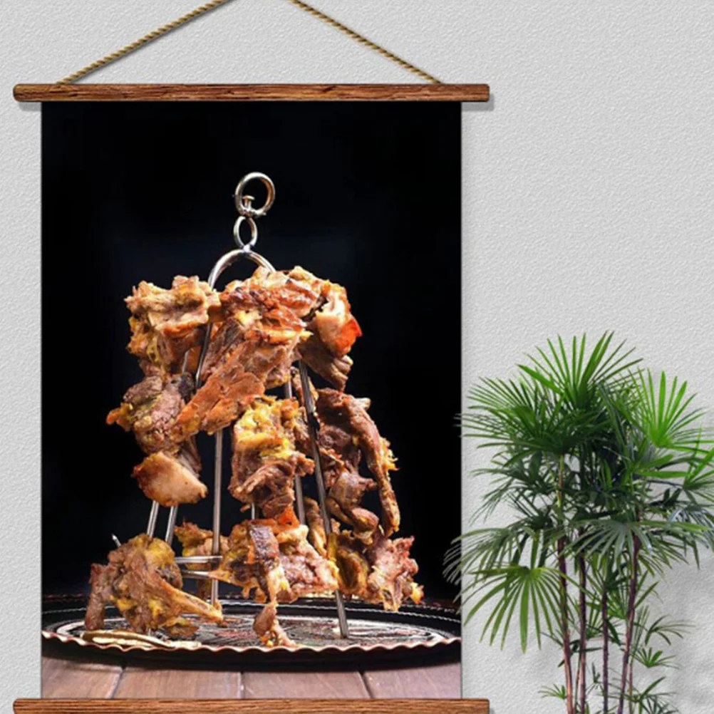 

Стойки для барбекю из нержавеющей стали для гриля в рубчик, белый держатель для барбекю