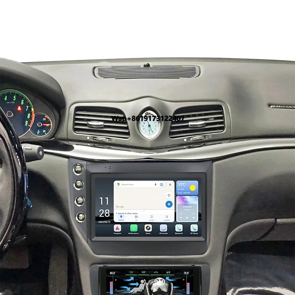 9'' Android 13 Car Radio for GT 2007-2015 665 GPS Navigation Multimedia Player Auto Wireless Carplay HD Screen