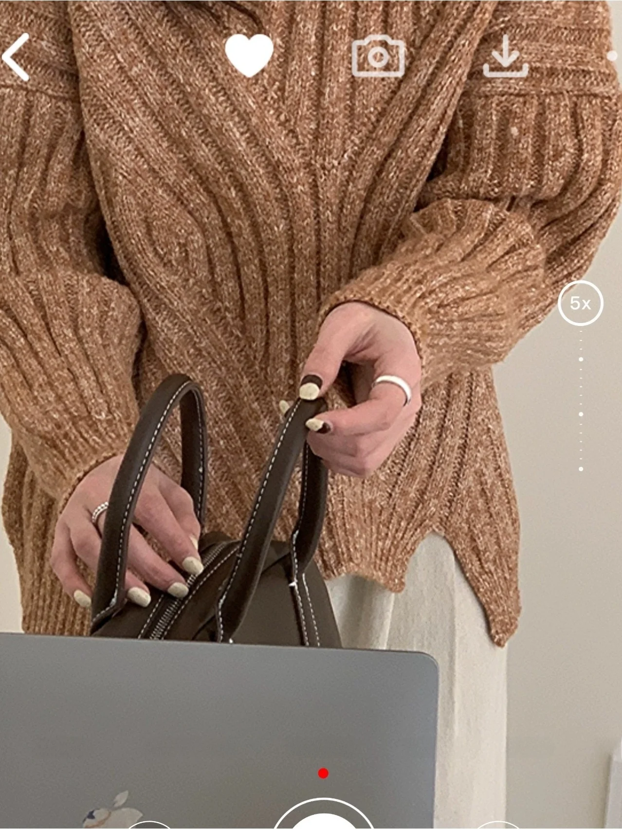 

Большой свитер Thiened ручной работы, супер белый, вязаный, женский, круглый, Ne Long Sve, прямая трубка, для поездок на работу, Sle