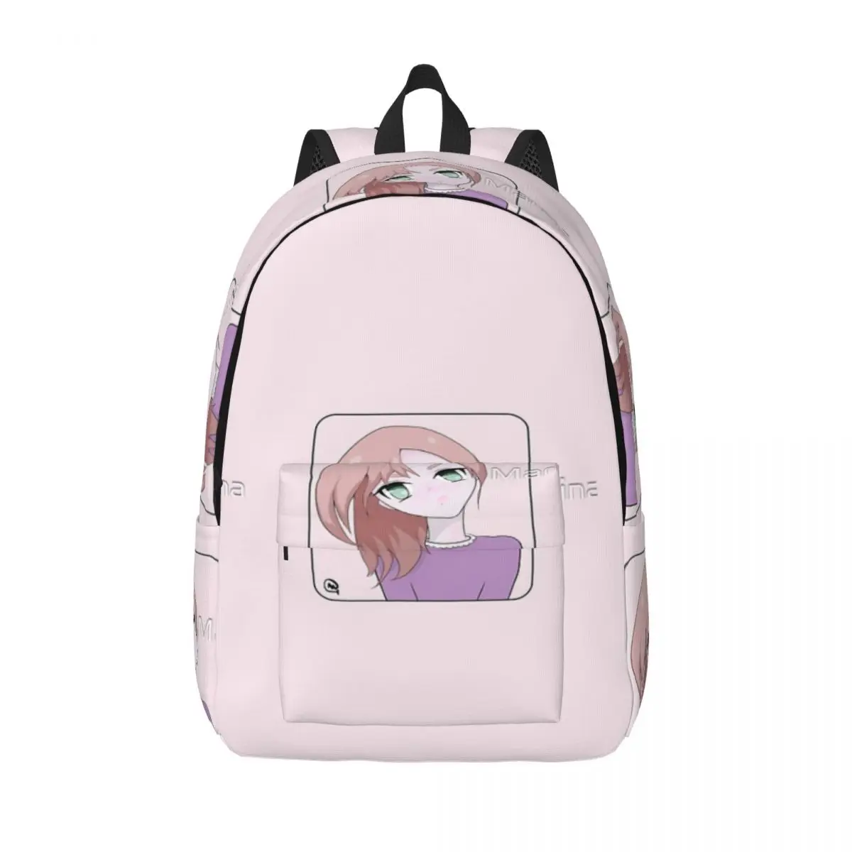 

Аниме Девушка Эскиз Мультфильм Япония Красный Простой и Стильный Рюкзак Холст Рюкзак Сумки для женщин