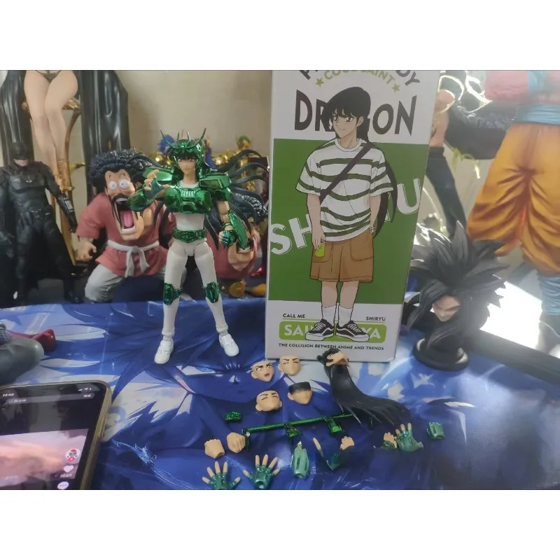 

In Stock MMD Model Saint Seiya Myth Cloth Pegasus Dragon Shiryu Hyoga Cygnus Comic Version Bronze Zodiac Knights Action Figure